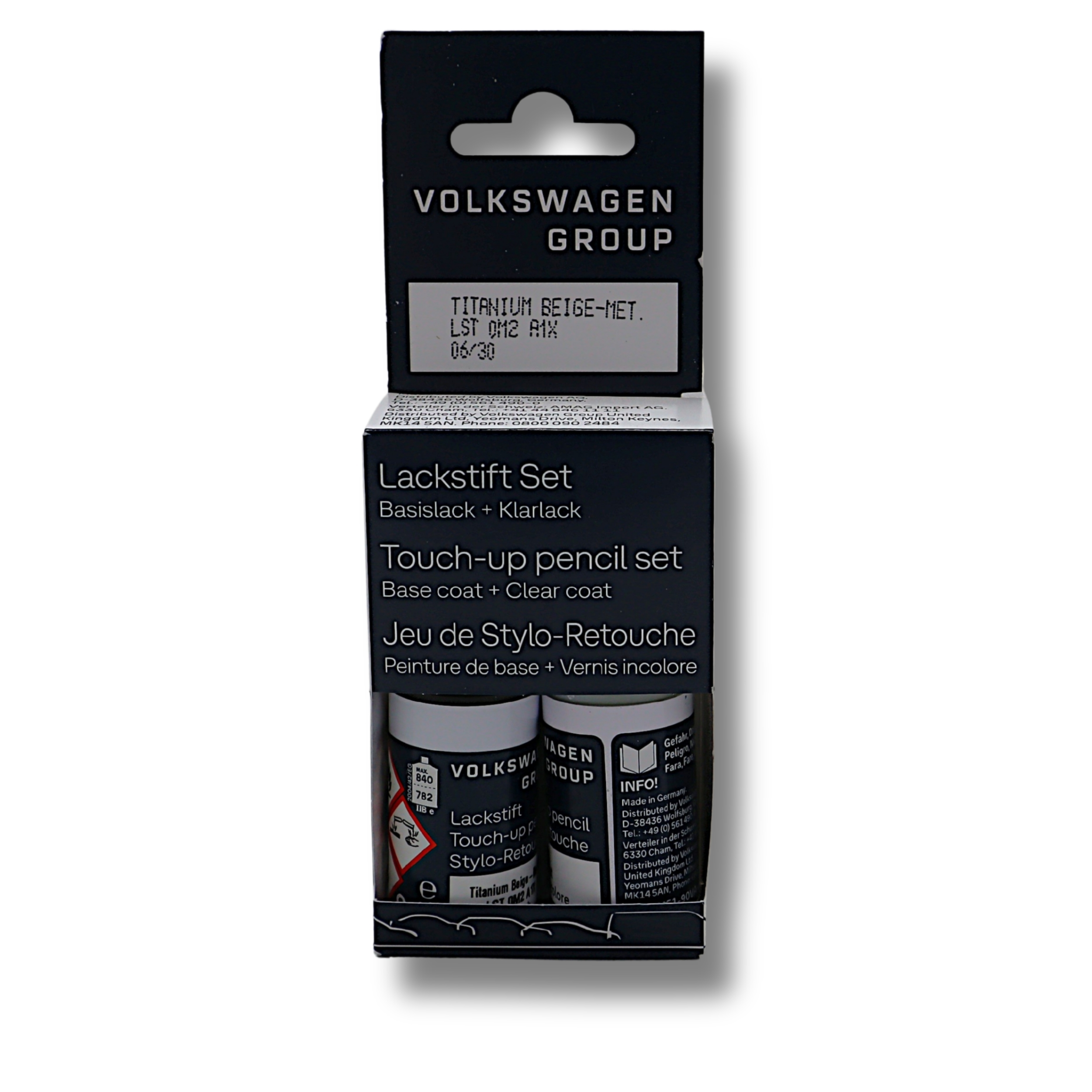 Original Audi VW SEAT Skoda Lackstiftset LA1X titanium beige-metallic  - LST0M2A1X