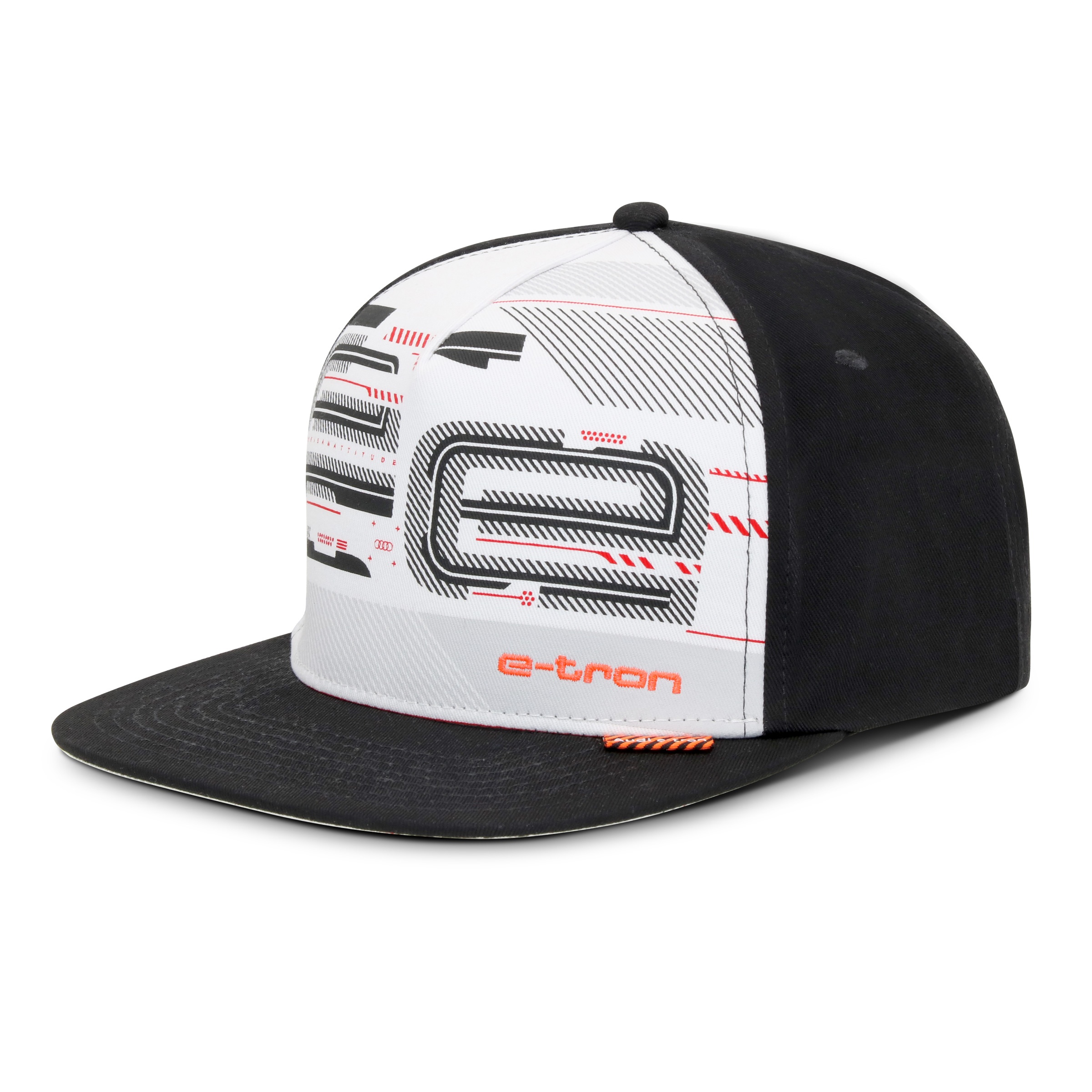Original Audi Snapback Cap e-tron Baseballkappe Baseballcap Basebcap schwarz 