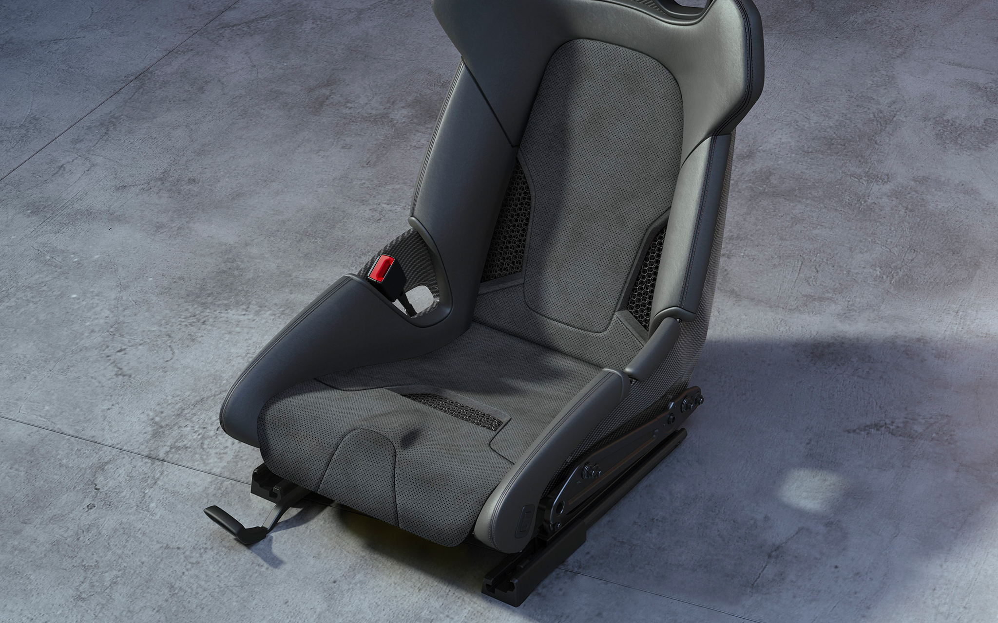 Porsche Gitterelemente 3D-Druck Bodyform Vollschalensitz Porsche Gitterelemente 3D-Druck Bodyform Vollschalensitz