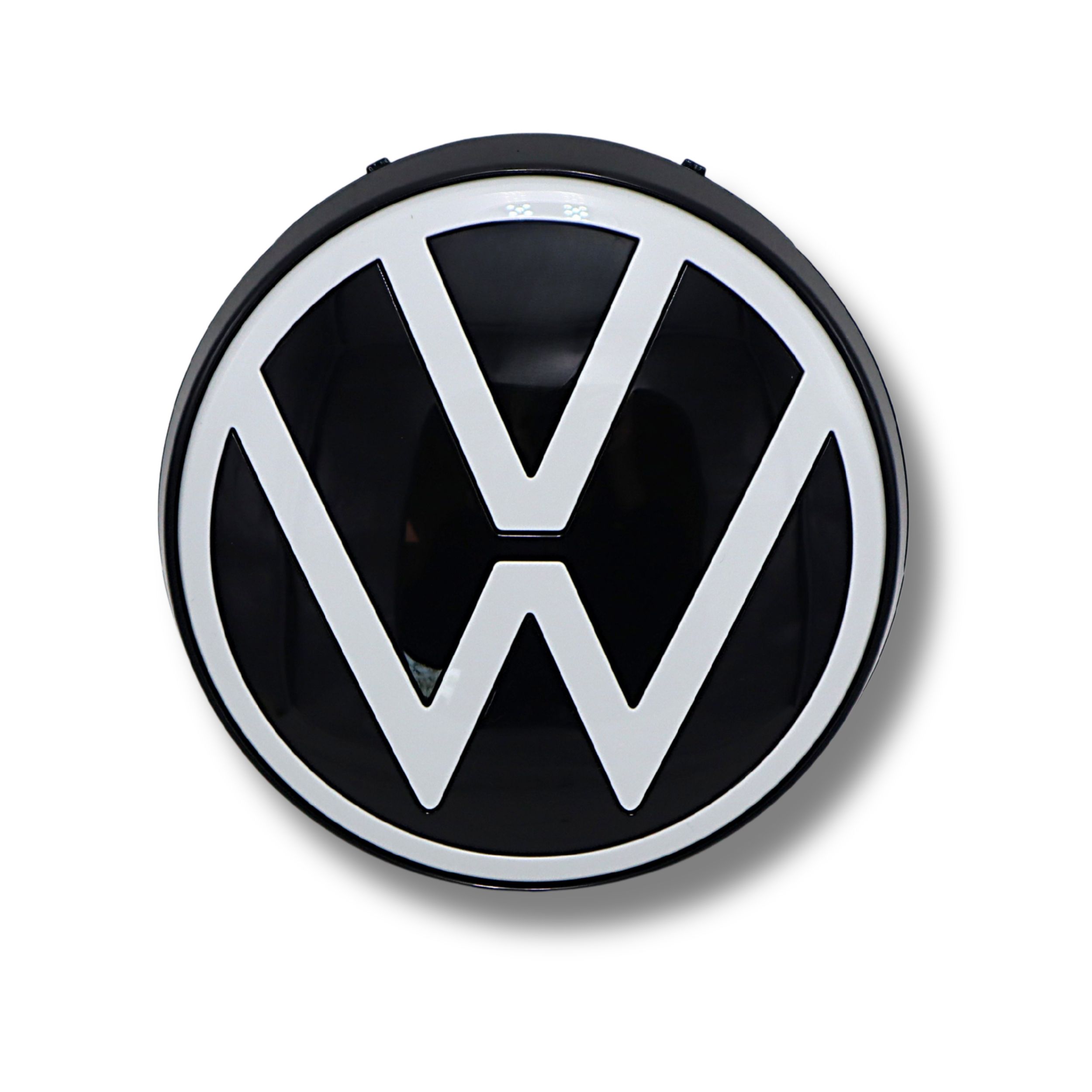Original Volkswagen ID 4/5 Emblem für Luftführungsgitter vorn weiß/schwarz - 11A853601A AWA