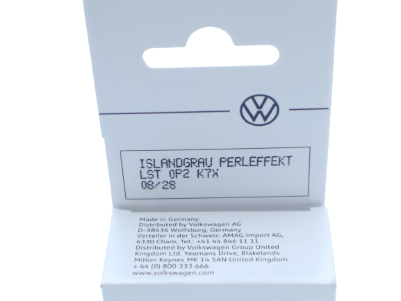Original Audi VW SEAT Skoda Lackstiftset LK7X islandgrau-perleffekt 