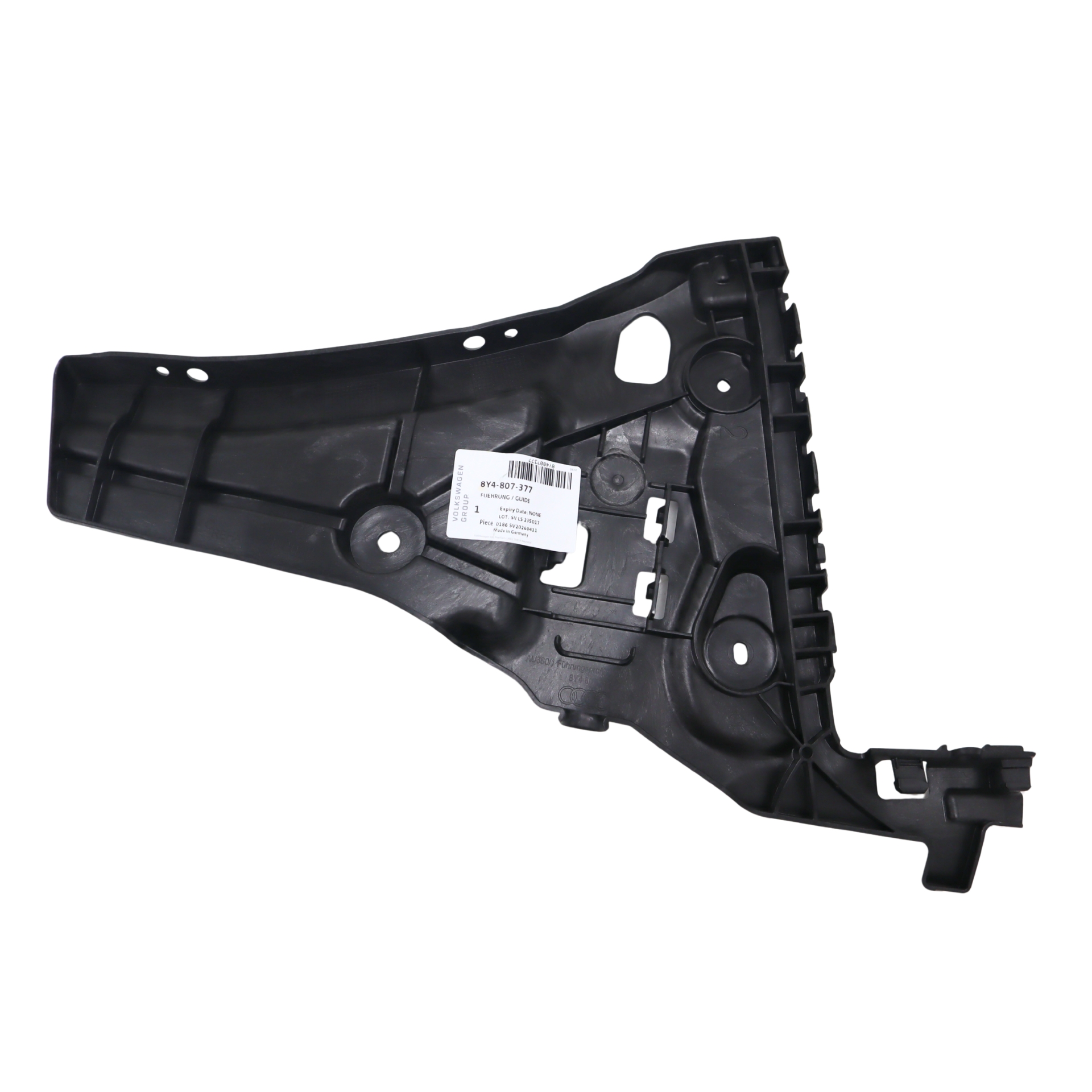 Original Audi A3 Sportback Führungsteil hinten links für Stossfängerträger 8Y4807377