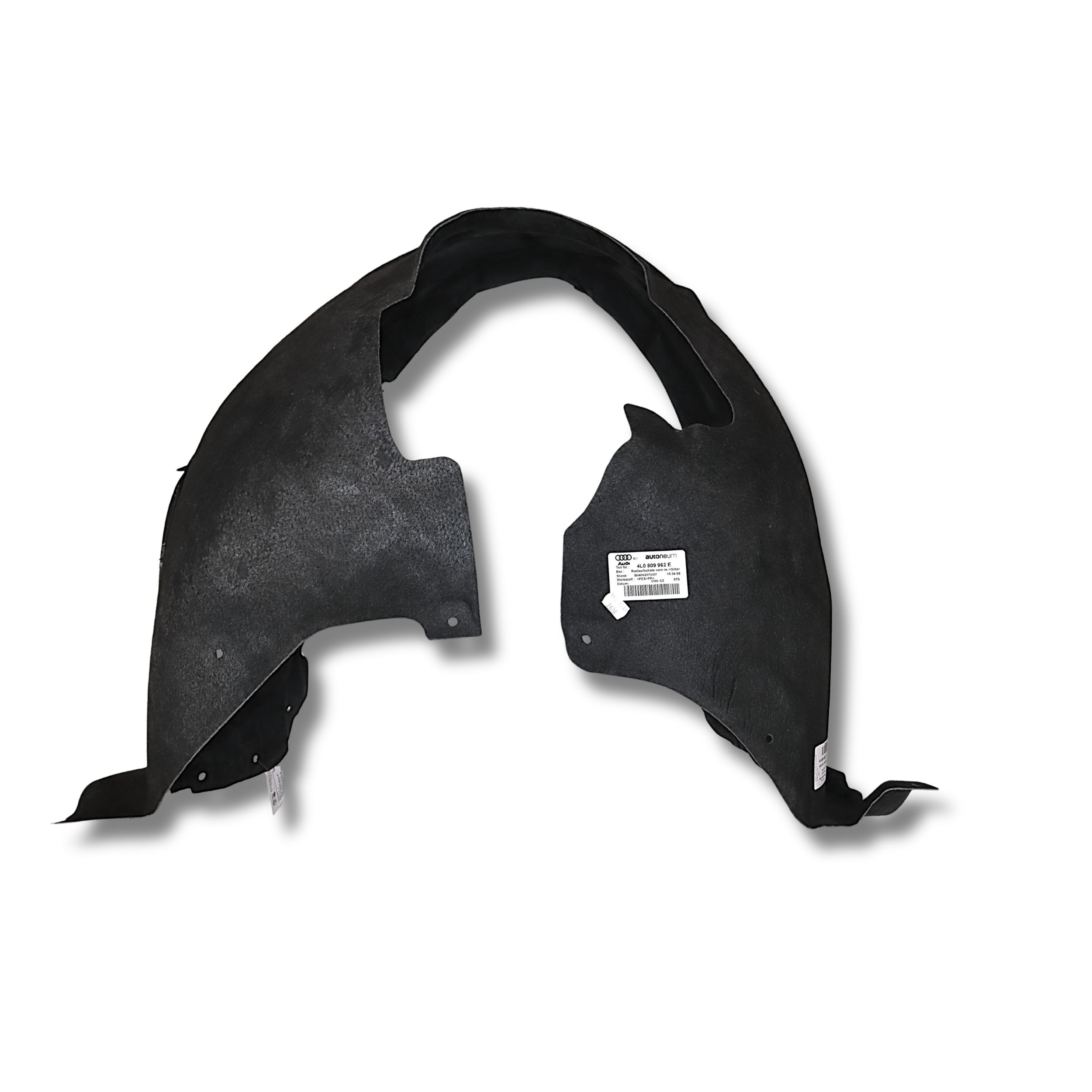 Original Audi Q7 (4L) Radhausschale Radschale Vlies rechts vorn  - 4L0809962E