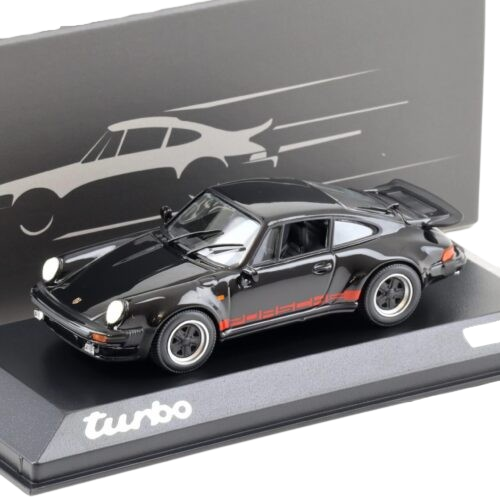 Original Porsche 911 Turbo Ltd. Modellauto 1:43, schwarz - WAP0202200S930