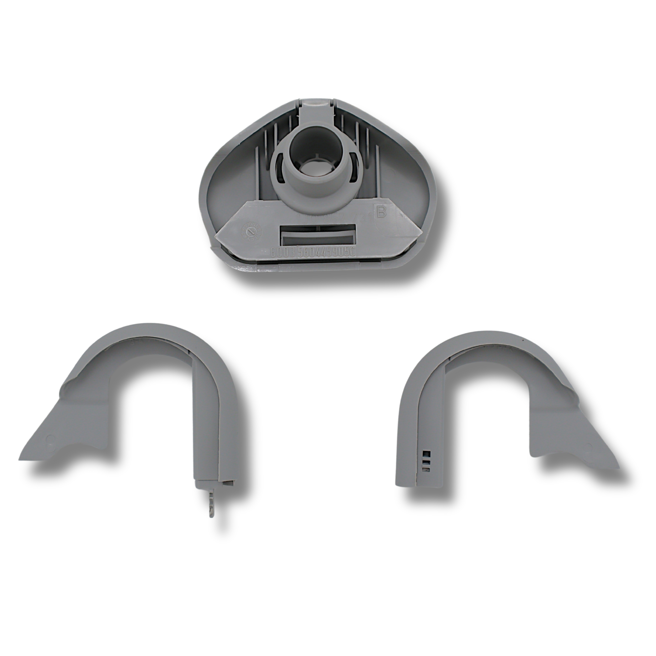 Original VW Caddy Polo Sharan Seat Alhambra Mii Skoda E-Citigo Abdeckkappe Gurthalter perlgrau