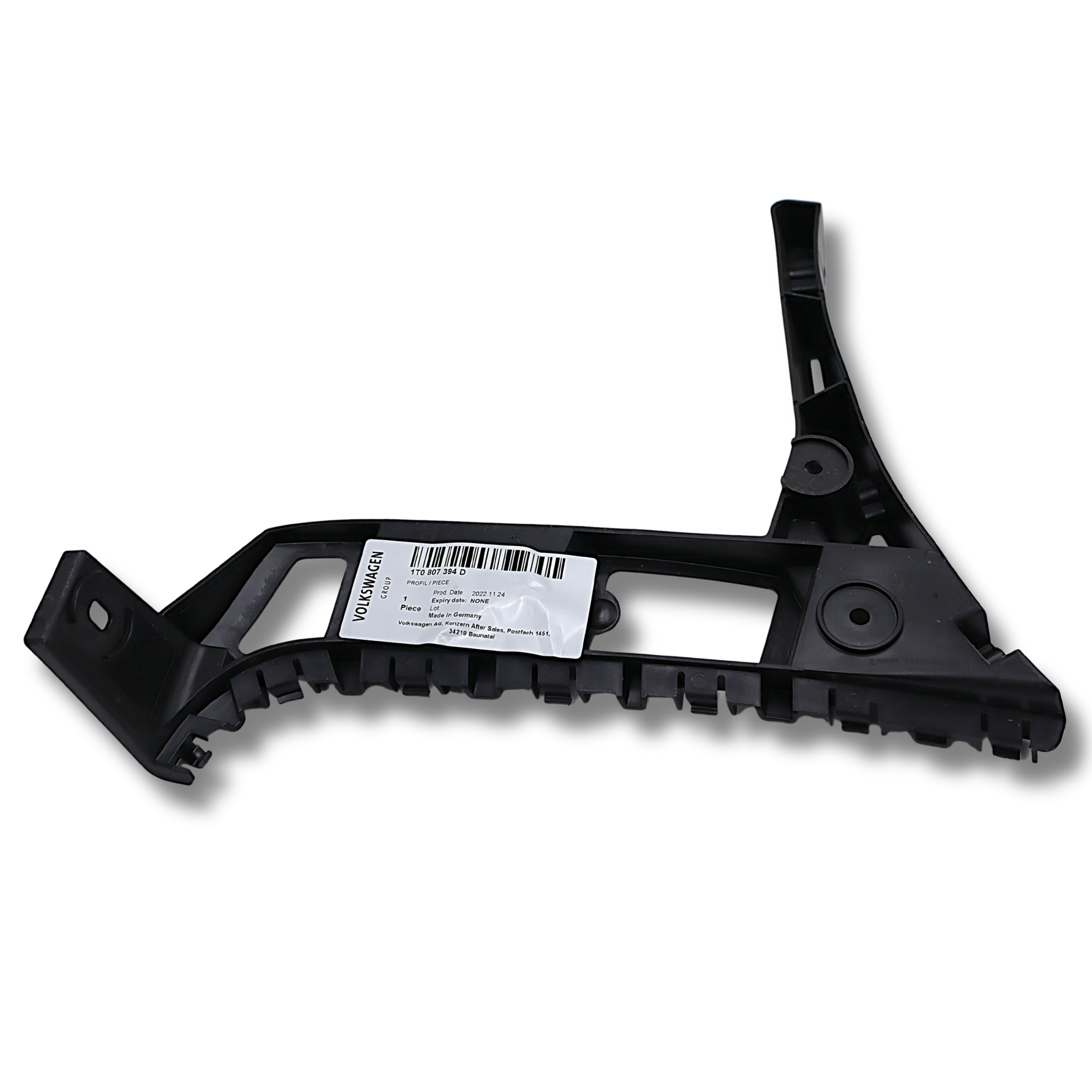 Original Volkswagen Touran Führungsprofil rechts hinten Stoßfänger