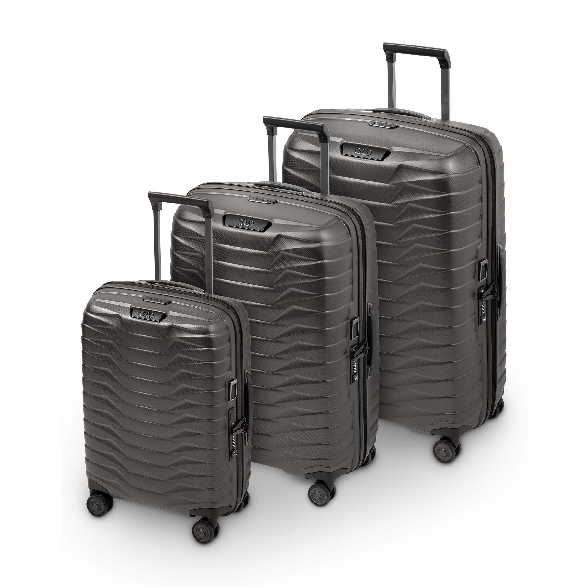 Original Audi Handgepäck-Trolley Koffer, graphit matt