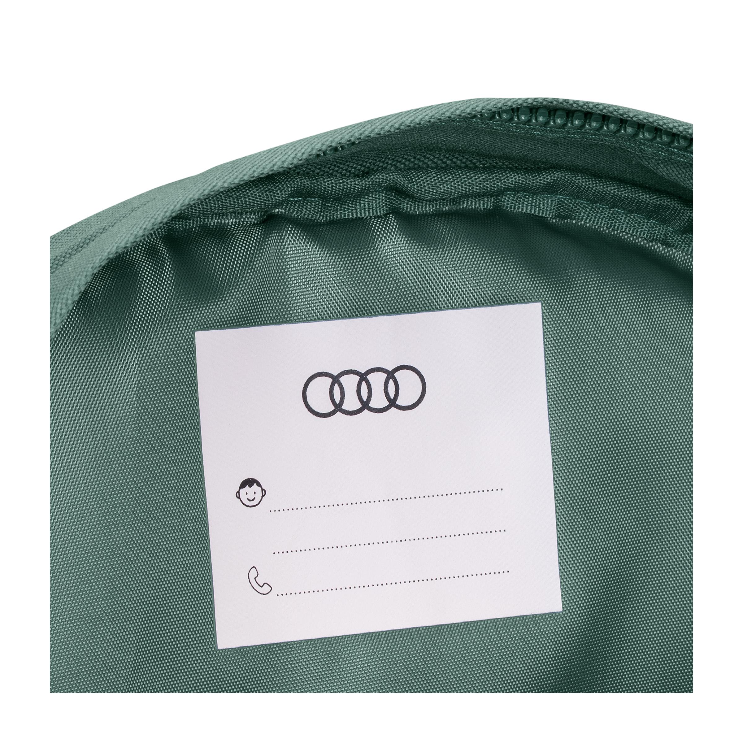 Original Audi Rucksack, Kleinkinder, blau-grün