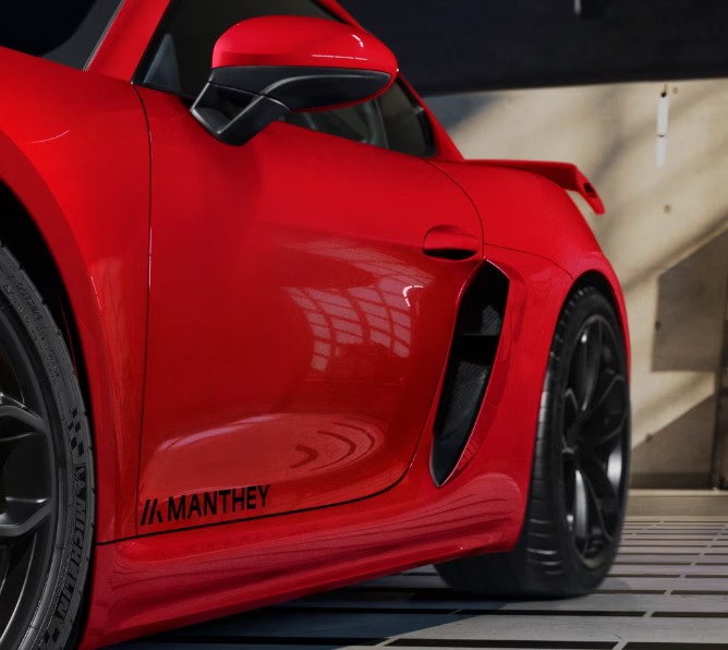 Original Porsche Lufteinlassgitter für Cayman GT4 982 - 98204480652
