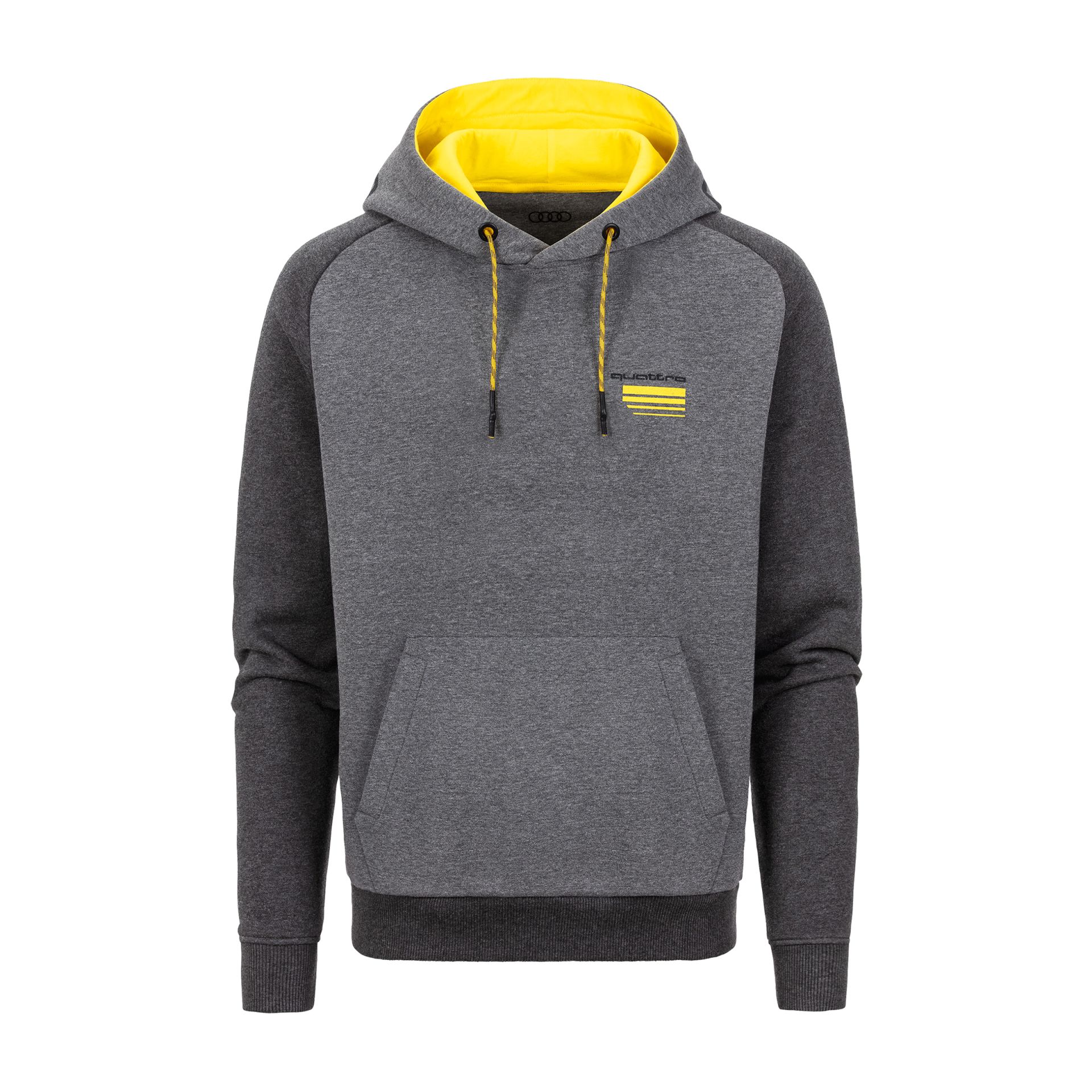 Original Audi quattro Hoodie, Herren, grau