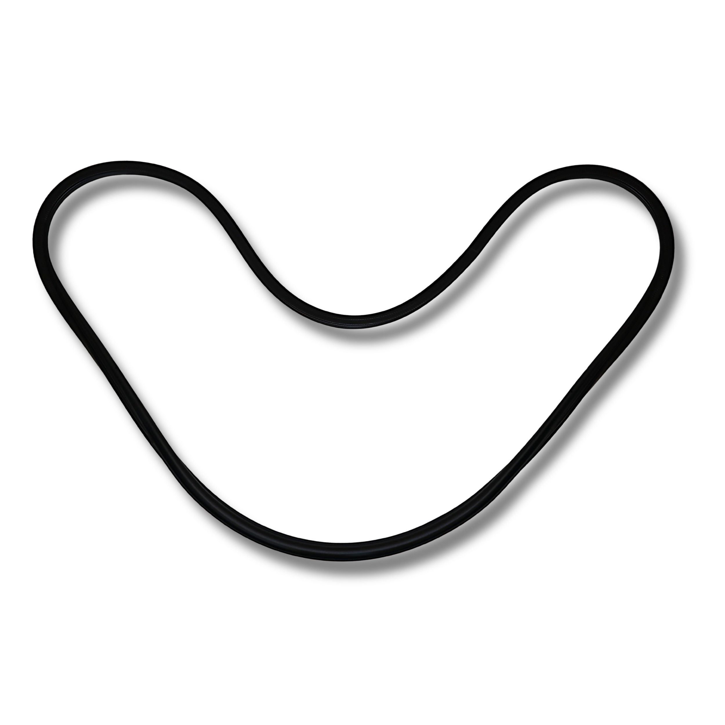 Original Volkswagen Sharan Sat Alhambra Dichtung für Schiebetür hinten links, satinschwarz - 7N0867913G 9B9