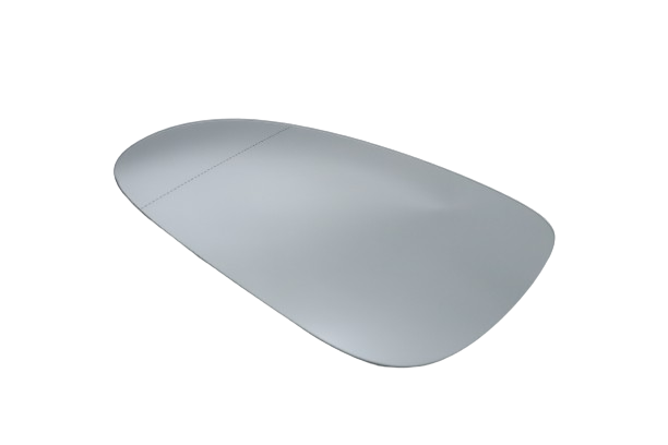 Original VW Touareg Spiegelglas links asphärisch-weitwinkel mit Trägerplatte