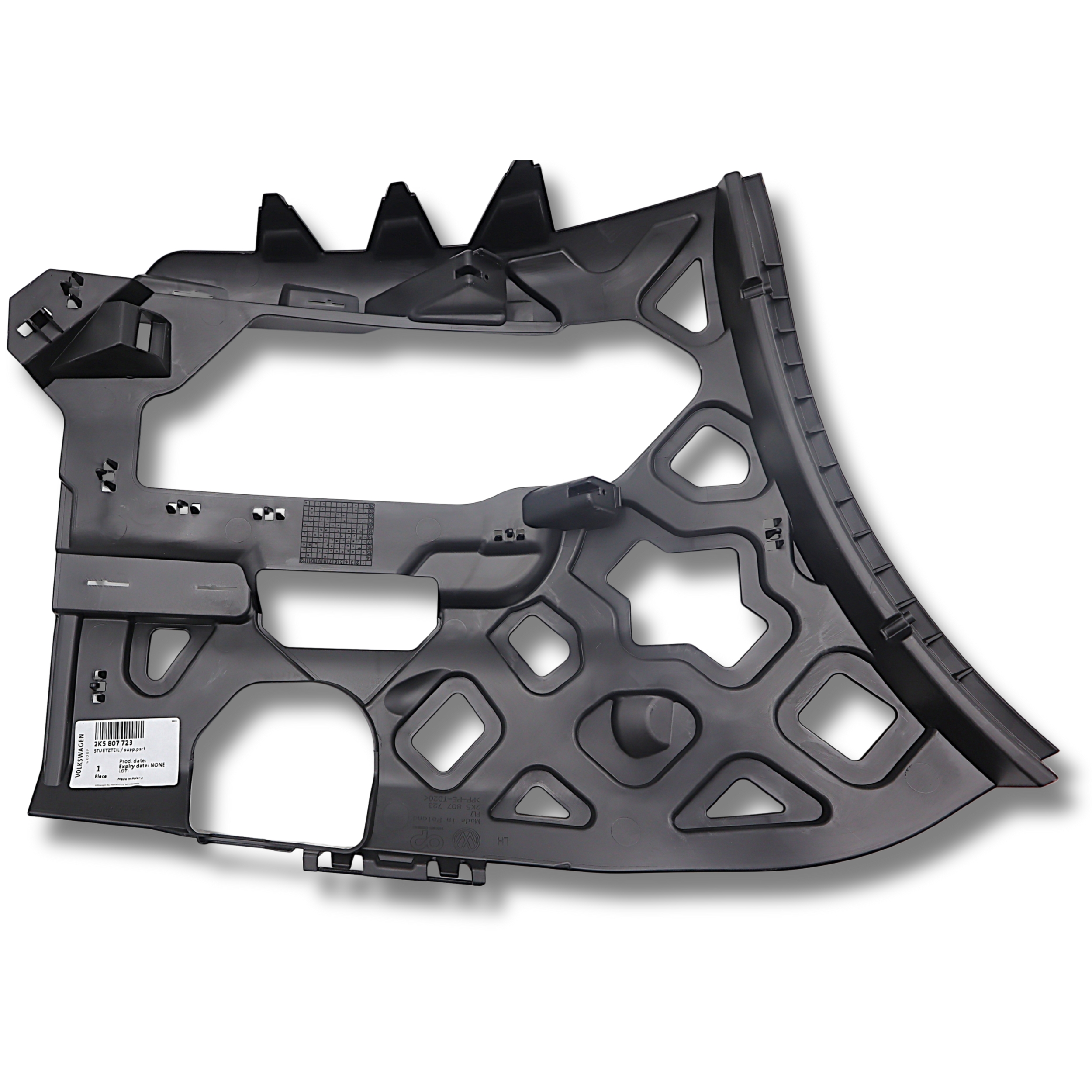 Original VW Caddy Stützteil vorn links für Stossfänger Stoßfängerhalter