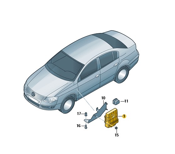 Original Volkswagen Passat Steuergerät für 6-Gang-Automatik-Getriebe