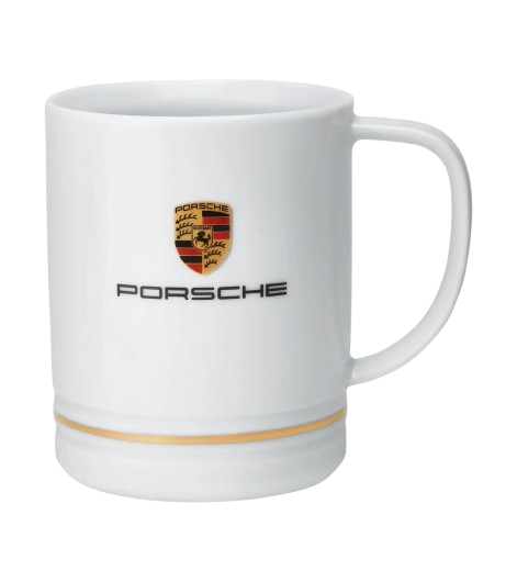 Original Porsche Tasse large Wappen, weiß - WAP0506070MBIG