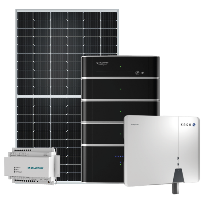 Photovoltaik-Paket 8 kWp + 7,2 kWh pure