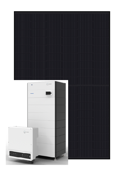 Photovoltaik-Paket 10 kWp Glas-Glas + 8,8 kWh Fenecon Batteriespeicher