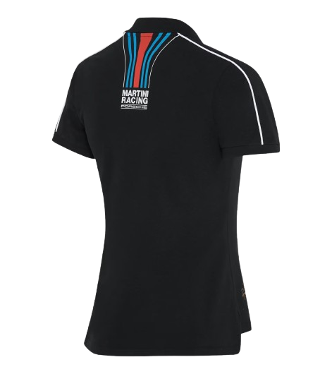 Original Porsche Martini Racing Polo-Shirt, Damen, schwarz - WAP417-Konfig