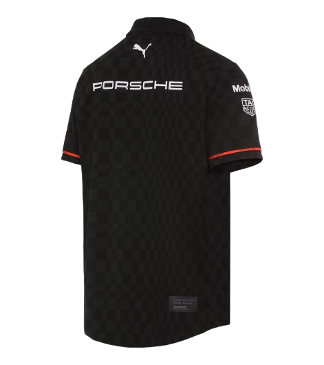 Original Porsche Motorsport Replika Polo-Shirt, Herren, schwarz - WAP433-Konfig