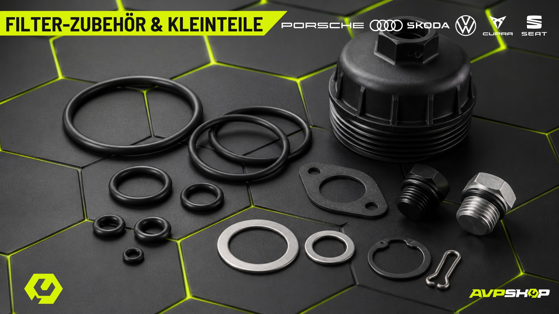 Original VAG Filter Zubehör Kleinteile Dichtringe O-Ringe Ablassschrauben