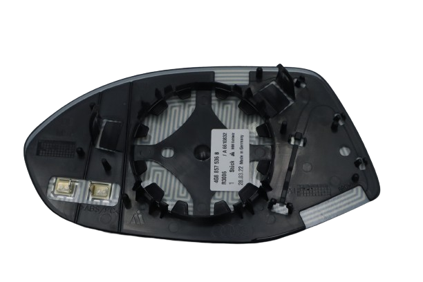 Original AUDI A7 RS7 Spiegelglas rechts asphärisch-weitwinkel mit Trägerplatte Außenspiegel