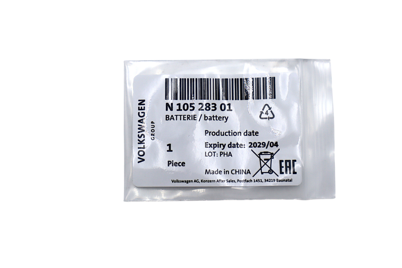 Original Audi A4 A6 VW Golf Passat Seat Alhambra Leon Skoda Octavia Superb Knopfbatterie 3V CR2032