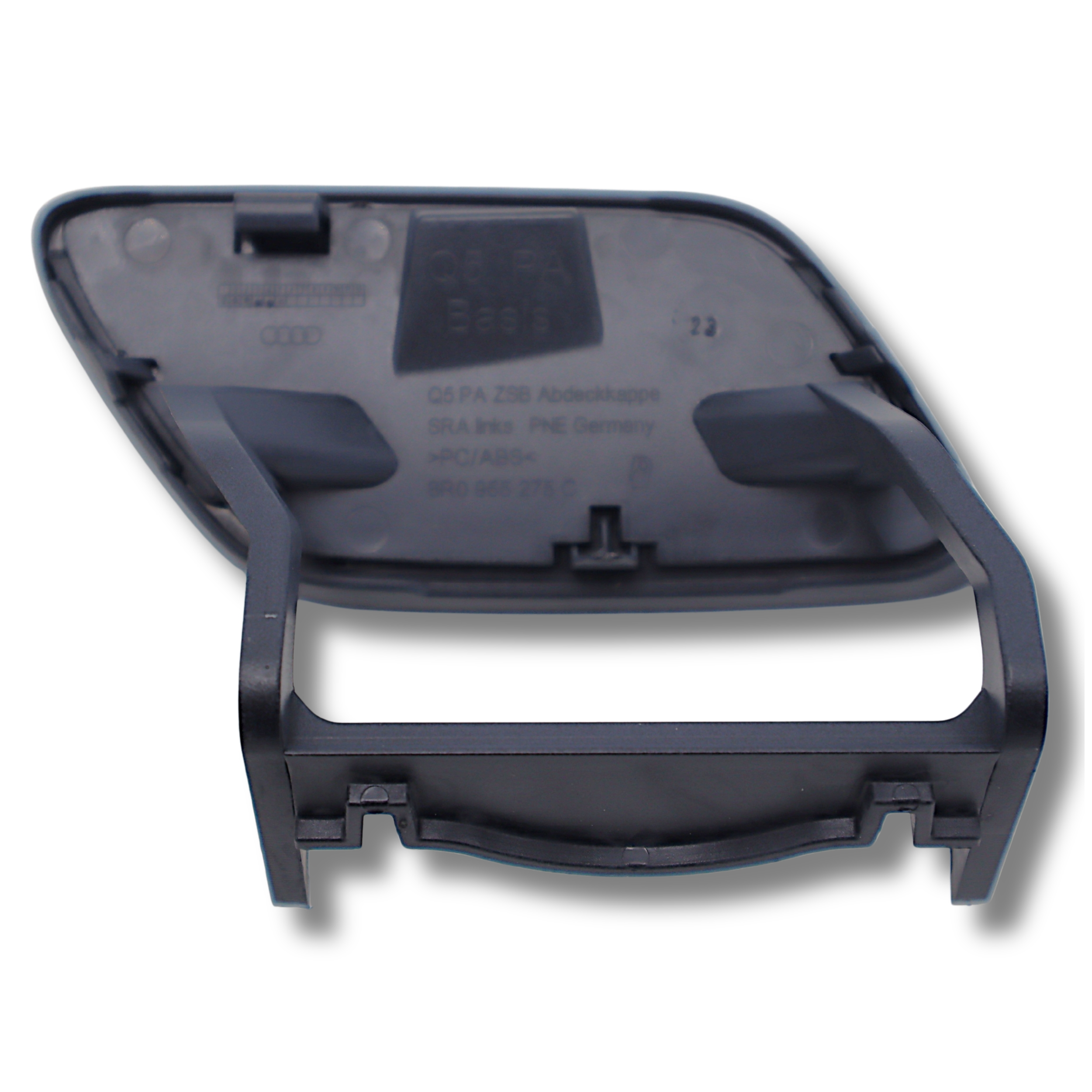 Original Audi Q5 Abdeckkappe Scheinwerferwaschanlage Stossfänger Kappe vorne links grundiert