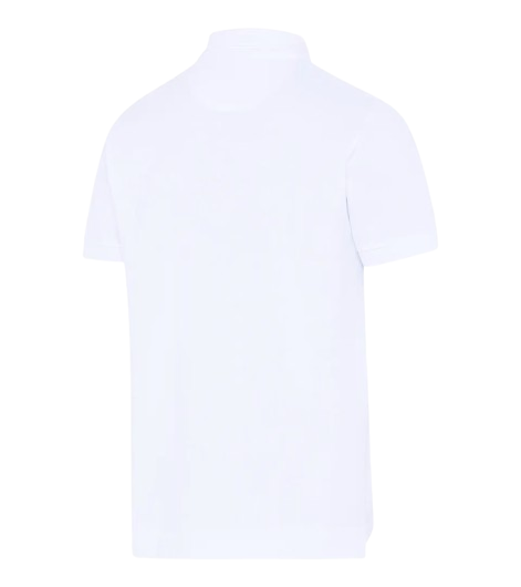 Original Porsche Polo-Shirt Wappen Logo, Herren, weiß - WAP591-Konfig