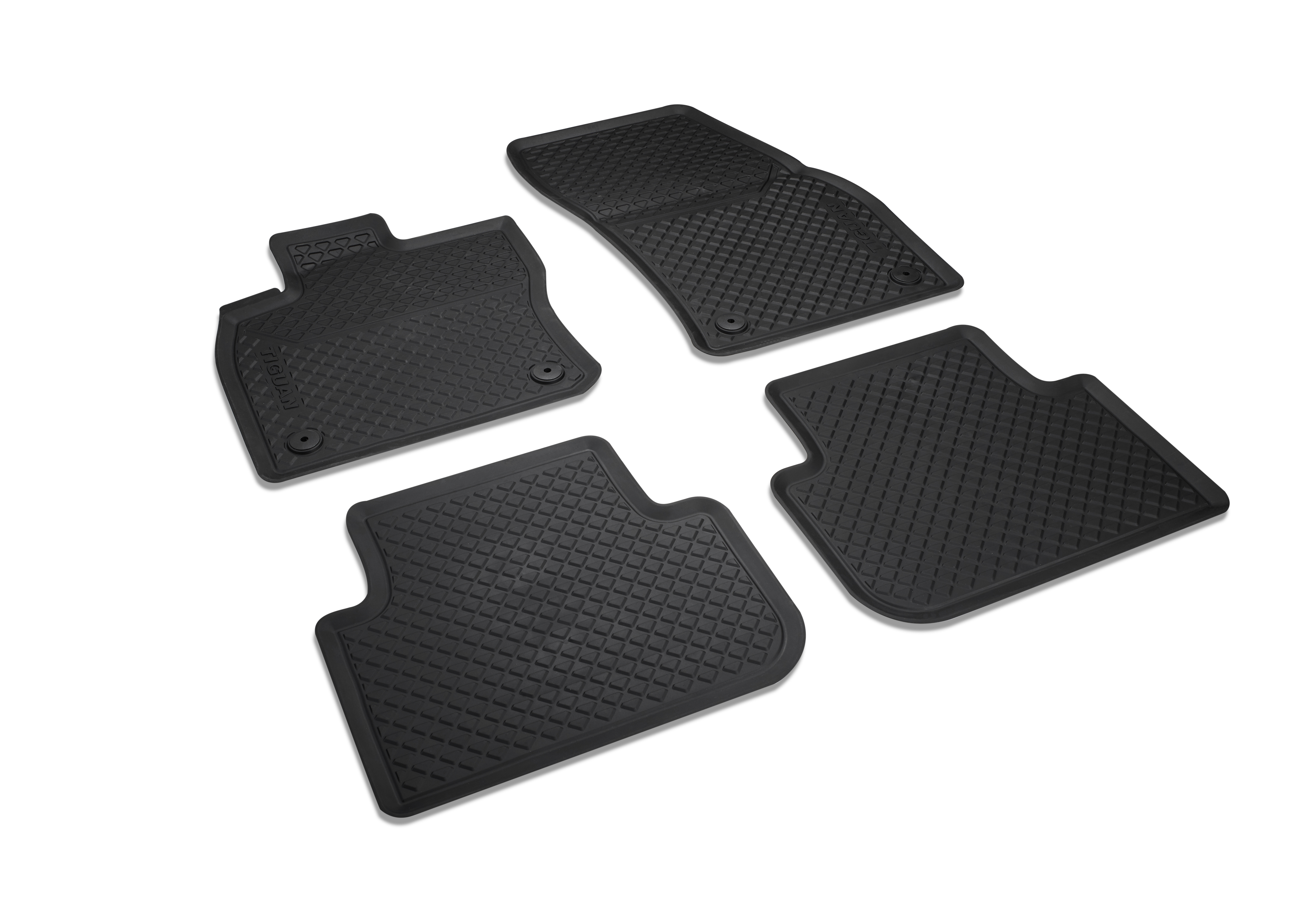 Original VW Tiguan Allwetterfußmatten Set vorne & hinten