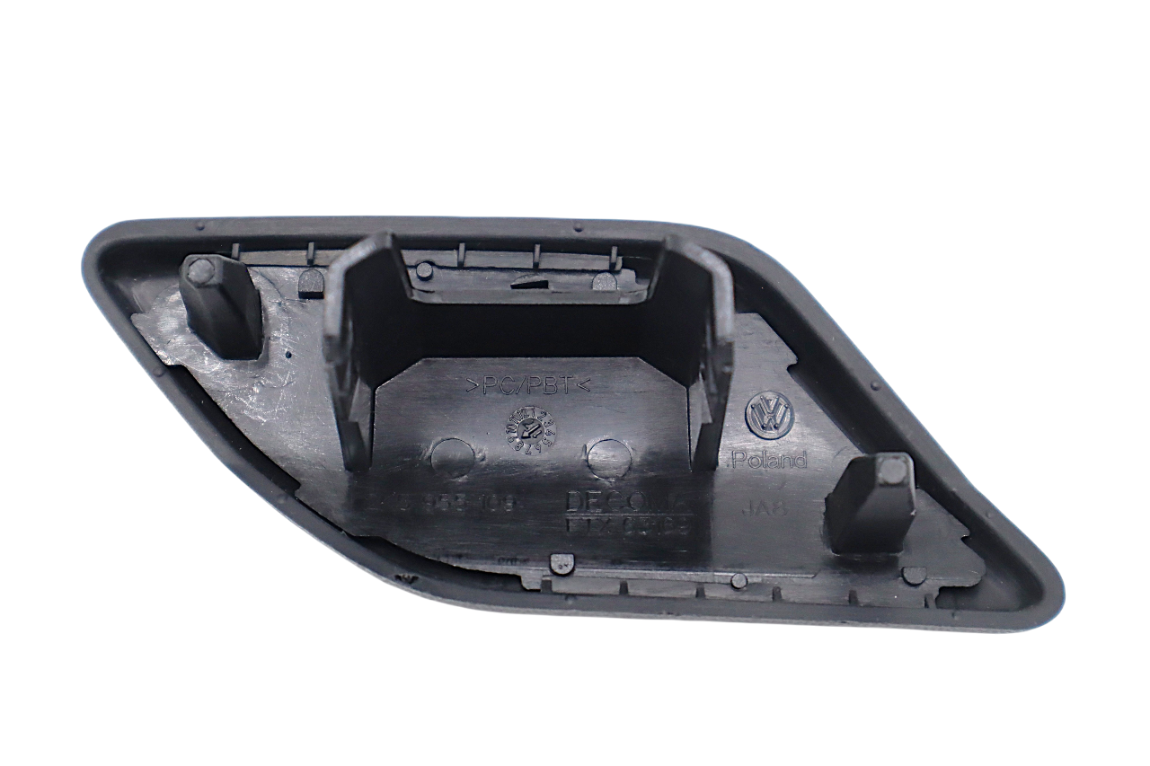 Original Volkswagen Caddy Abdeckkappe satinschwarz links Scheinwerferwaschanlage