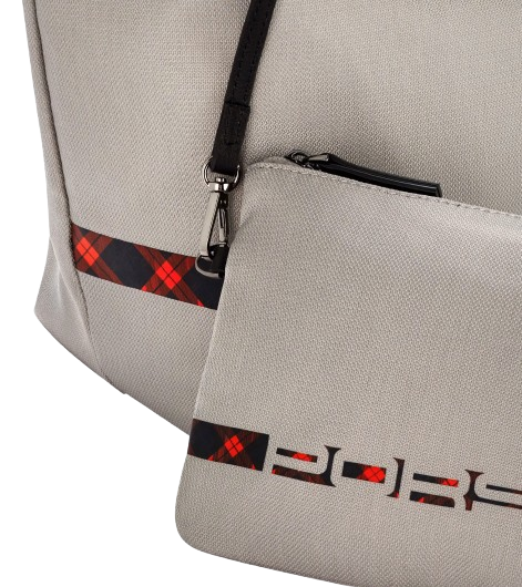 Original Porsche Shopper Einkaufstasche Reisetasche Turbo, grau - WAP0353530RTRB