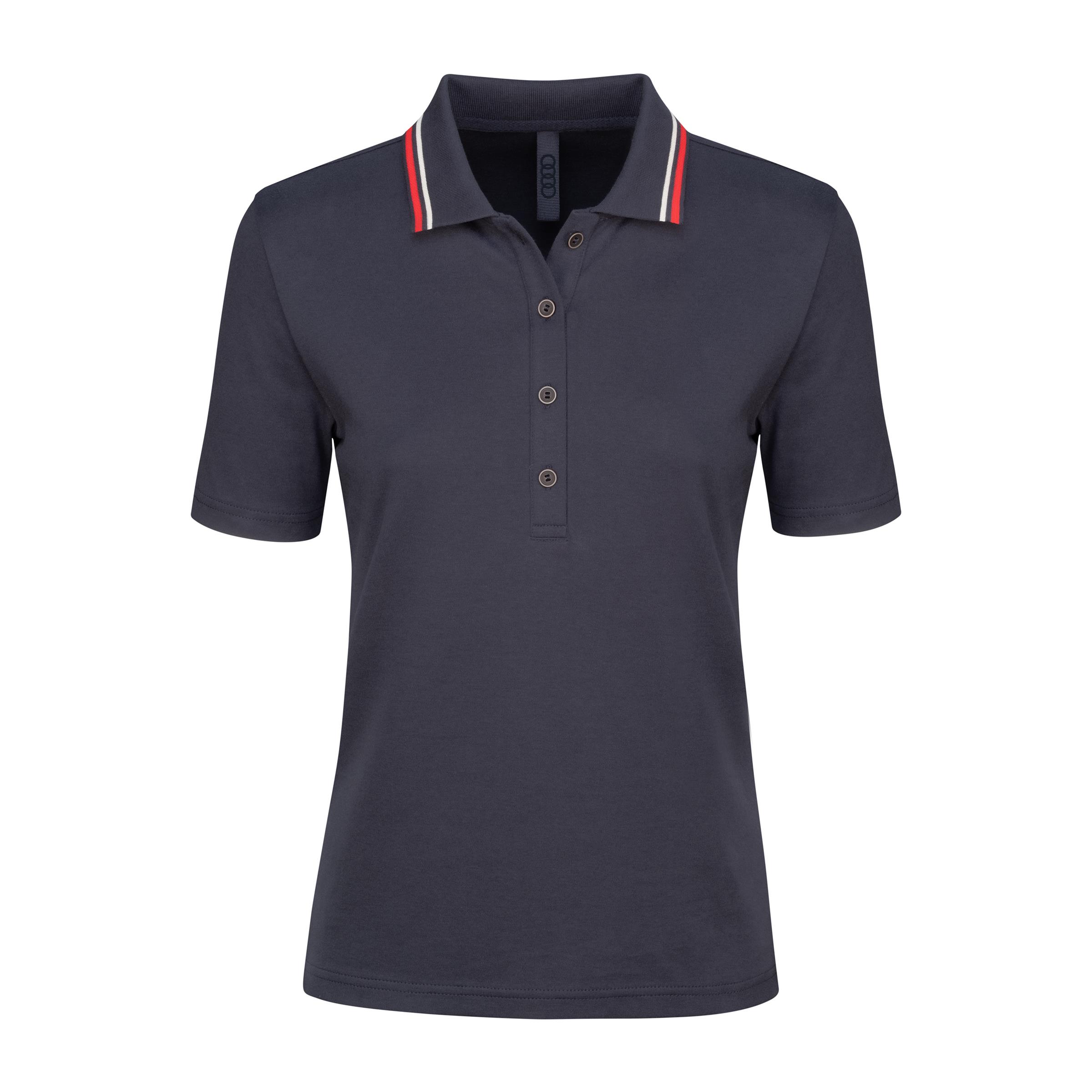 Original Audi Poloshirt, Damen, dunkelgrau