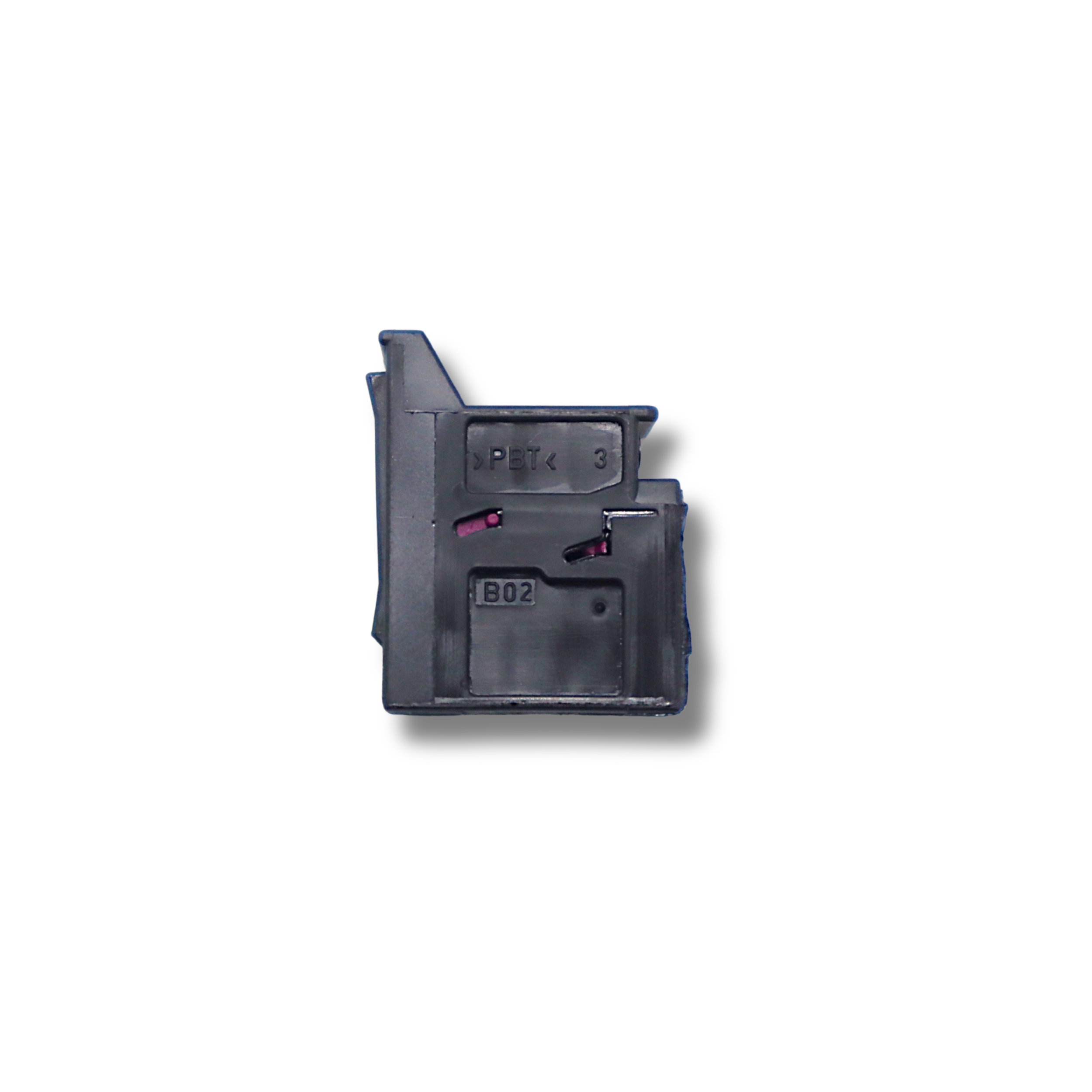Original Audi VW SEAT Škoda Flachkontaktgehäuse mit Kontaktverriegelung 6 polig schwarz – 6Q0937702