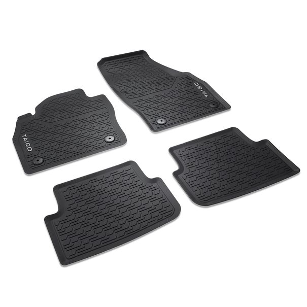 Original VW Taigo Gummifußmatten Set vorne & hinten