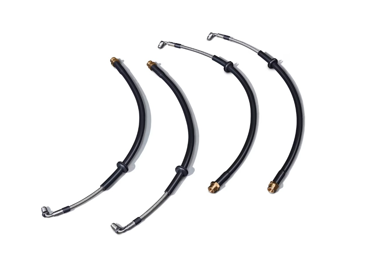 Original Porsche Bremsleitungssatz mit Stahlummantelung für 992-1 GT3 - 99204485615