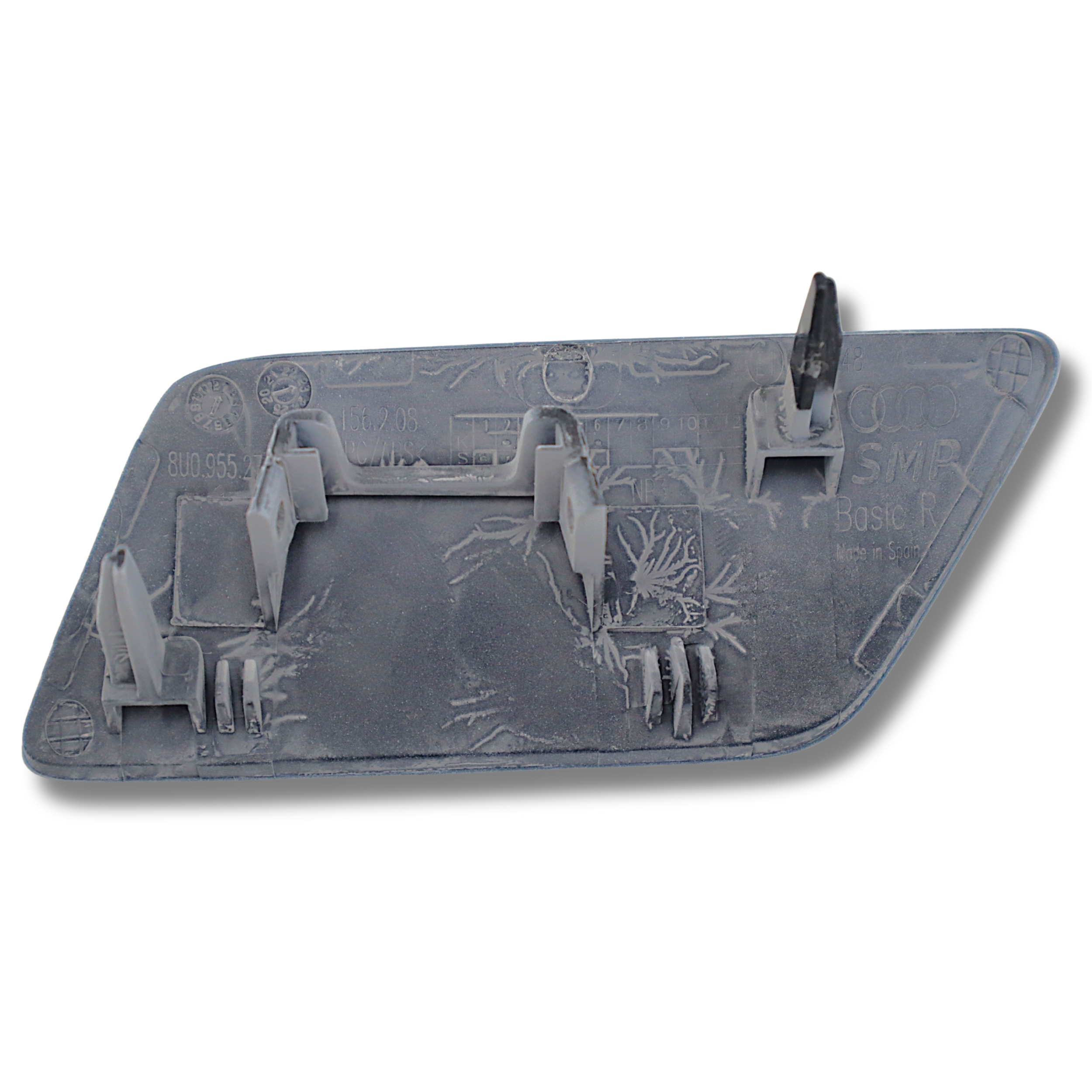 Original Audi Q3 Abdeckkappe Scheinwerferwaschanlage Stossfänger Kappe vorne rechts grundiert