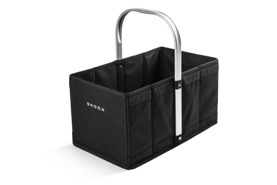 Original Skoda Einkaufskorb, schwarz – 6U0087317D