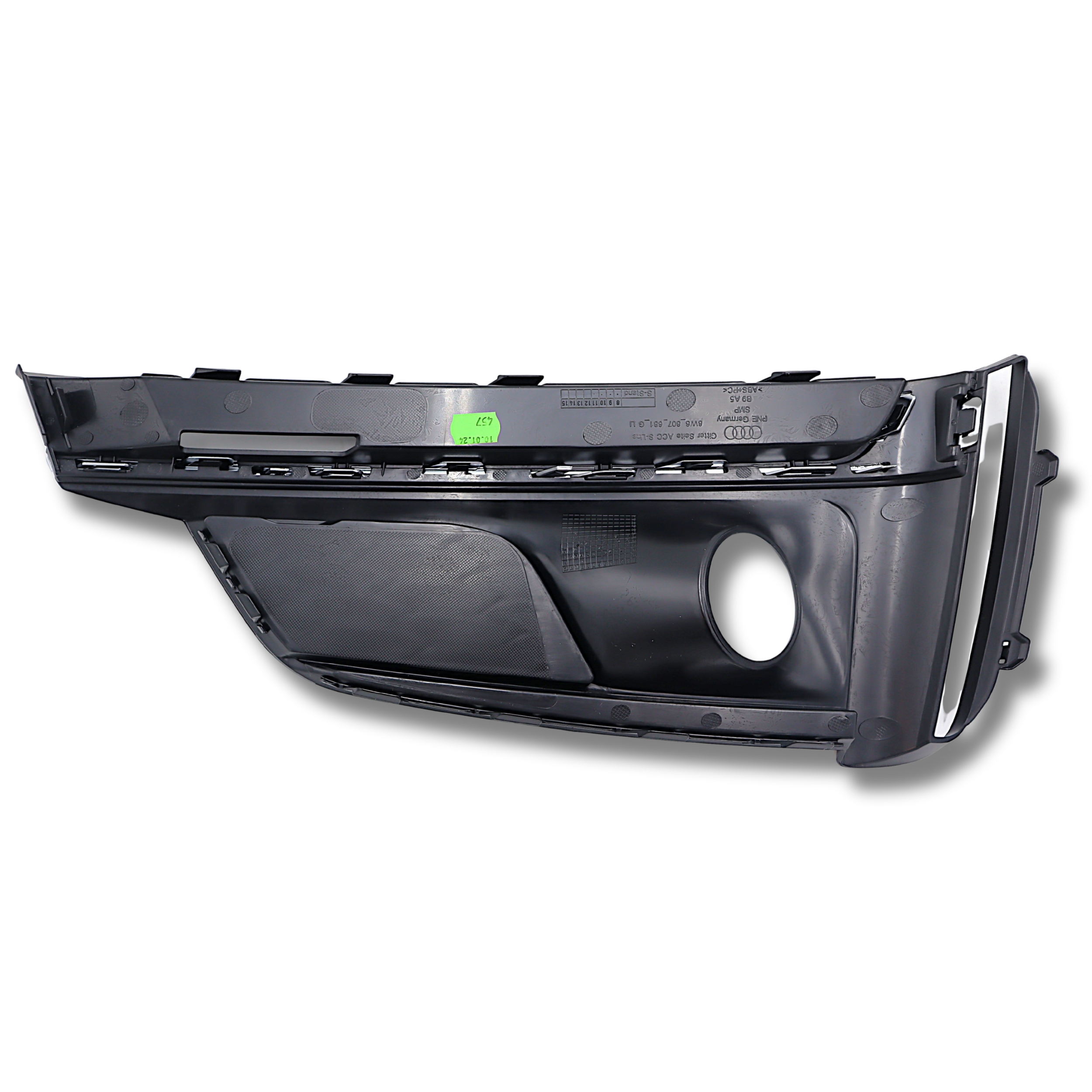 Original Audi A5 Luftführungsgitter links dark chrom matt/aluminium