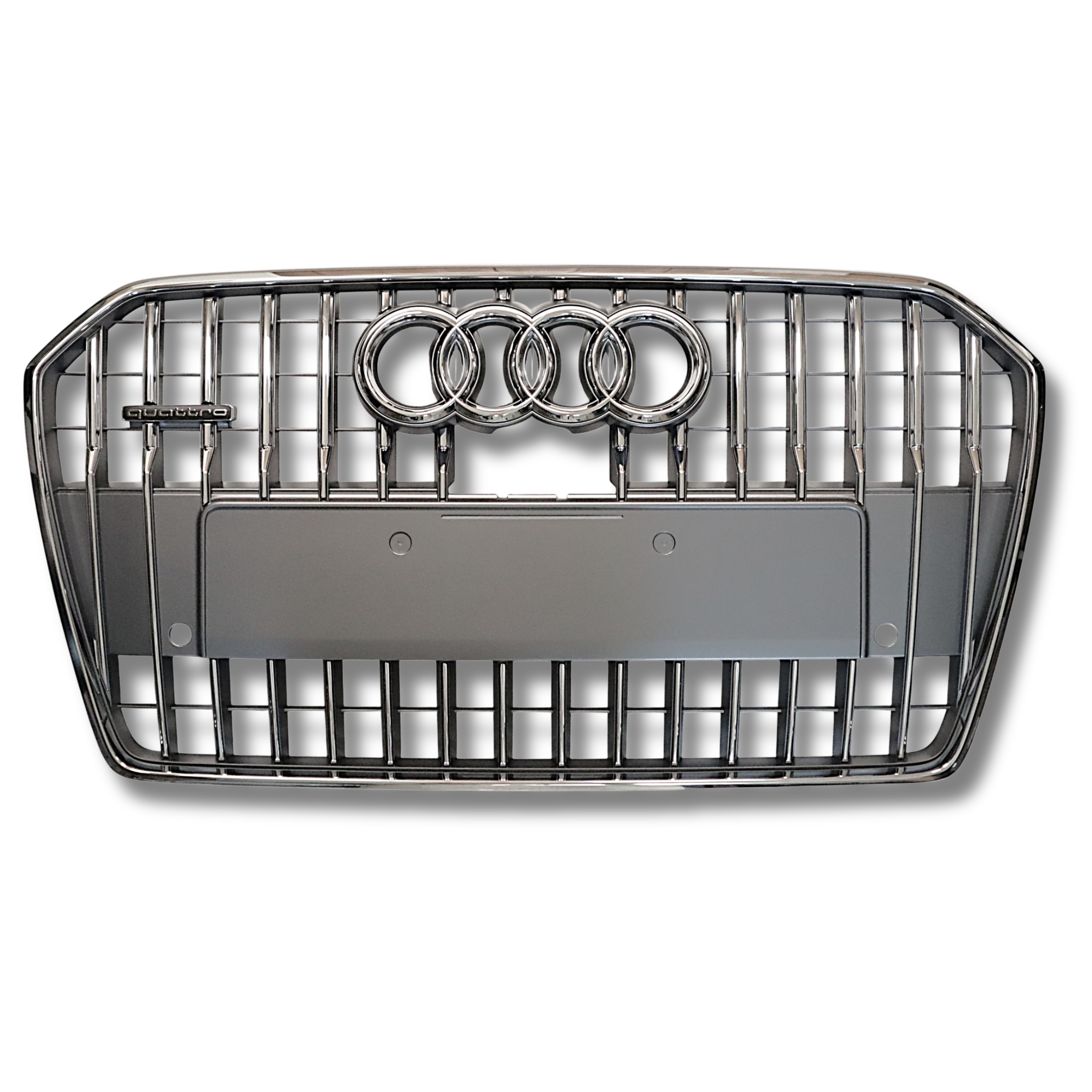 Original Audi Kühlergrill platinumgrau – 4G0853651BE1RR