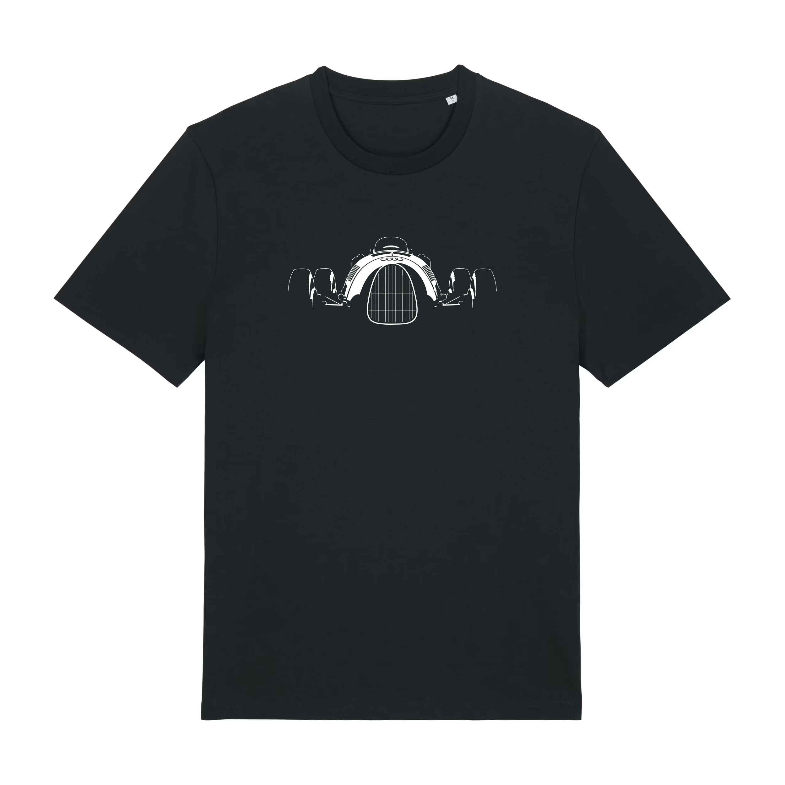 Original Audi T-Shirt Grand Prix Silhouette, schwarz