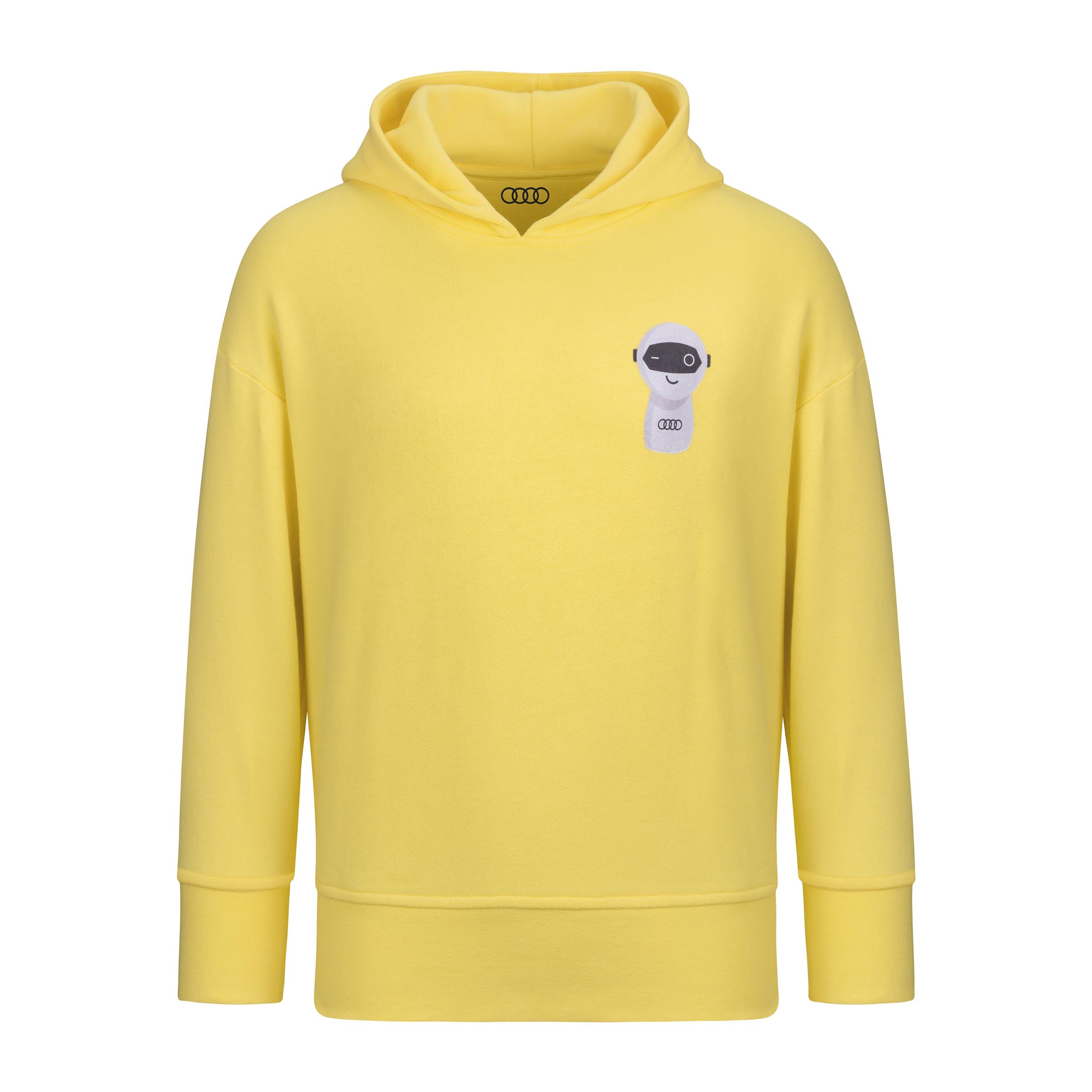 Original Audi Hoodie ADUI, Kinder, gelb