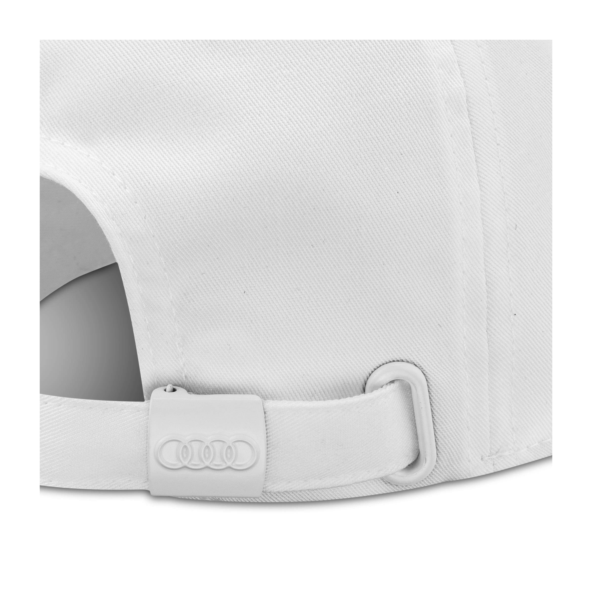 Original Audi Cap Baseballkappe Baseballcap Basecap Mütze weiß