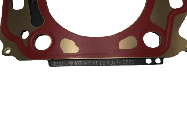 Original Audi A6 A7 Q7 VW Amarok Touareg Zylinderkopfdichtung 1,64mm Zylinder 4-6 2 Löcher