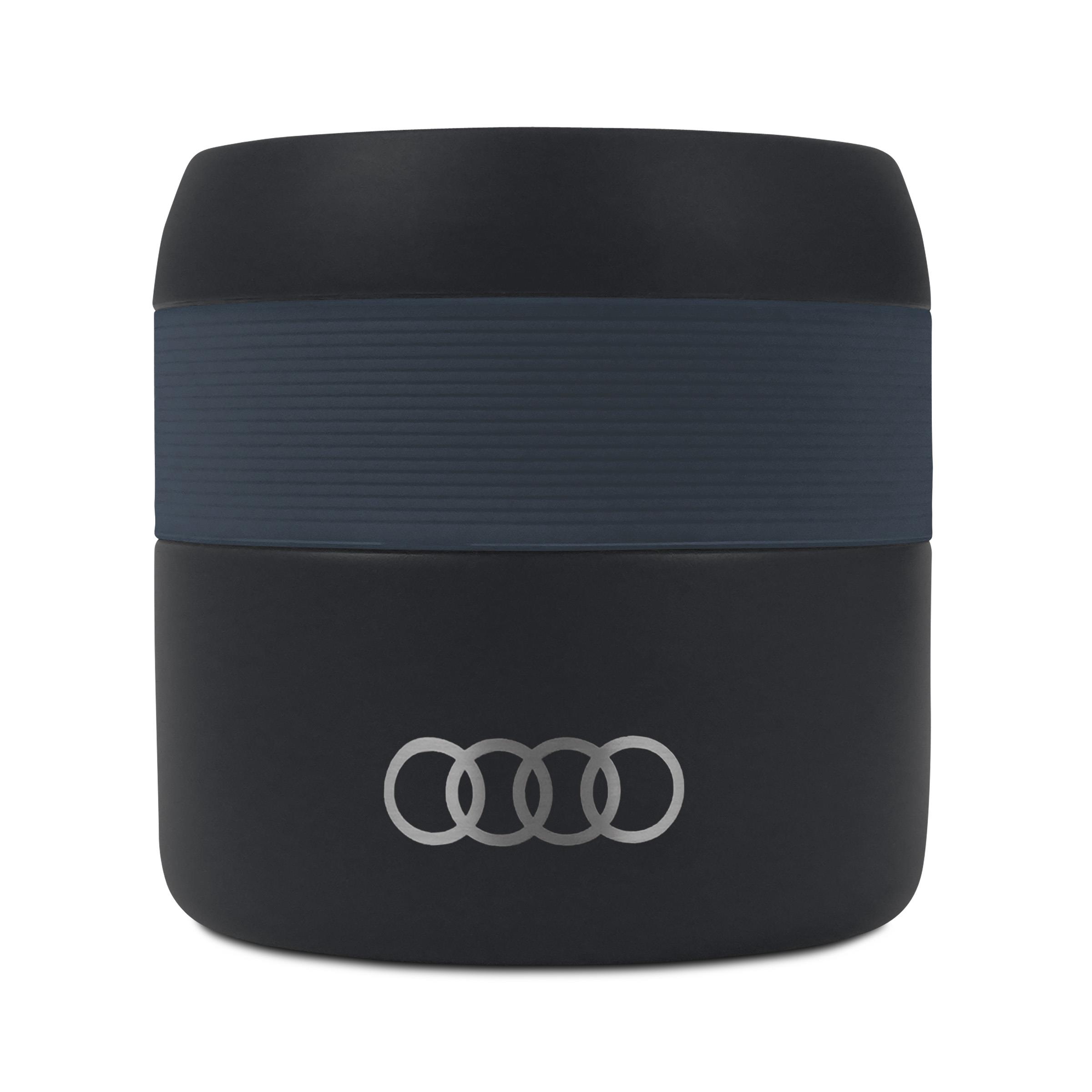 Original Audi Lunchbox, Edelstahl, schwarz