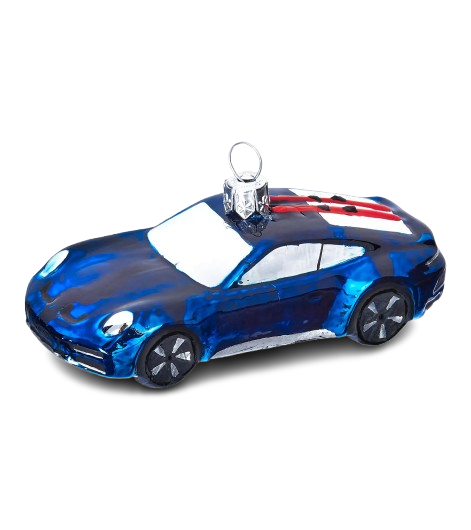 Original Porsche Weihnachtsbaumschmuck, blau - WAP0500070RWBS