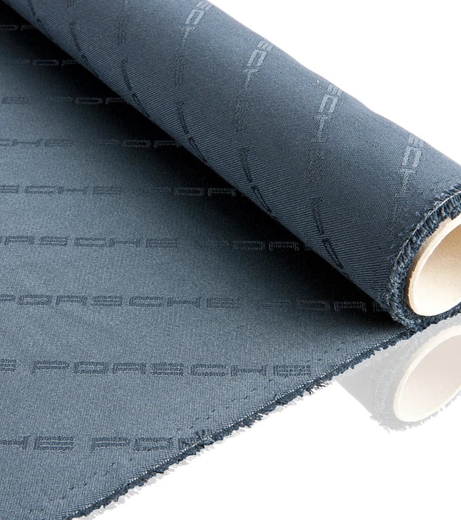 Porsche Schriftzug Stoff (Nachtblau) - PCG000000004GP