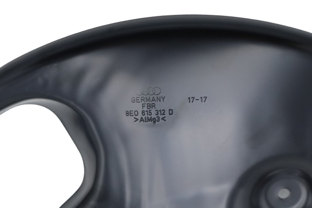 Original Audi RS4 Deckblech Bremse Vorderachse rechts Ankerblech