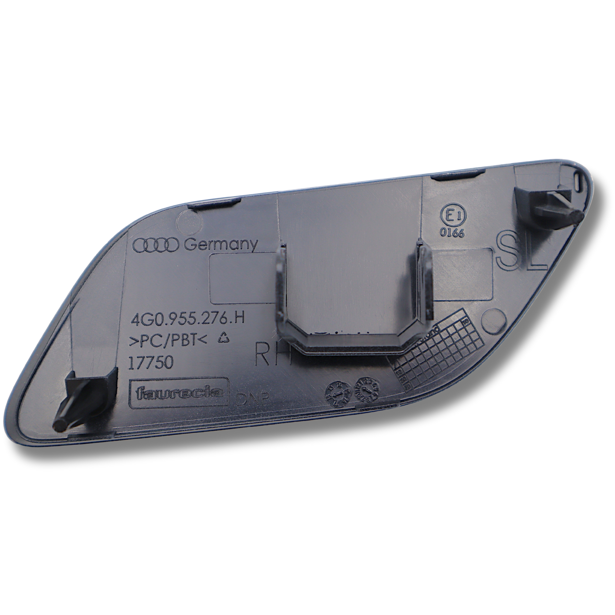 Original Audi A6 Abdeckkappe Scheinwerferwaschanlage Kappe Stossfänger vorne rechts grundiert