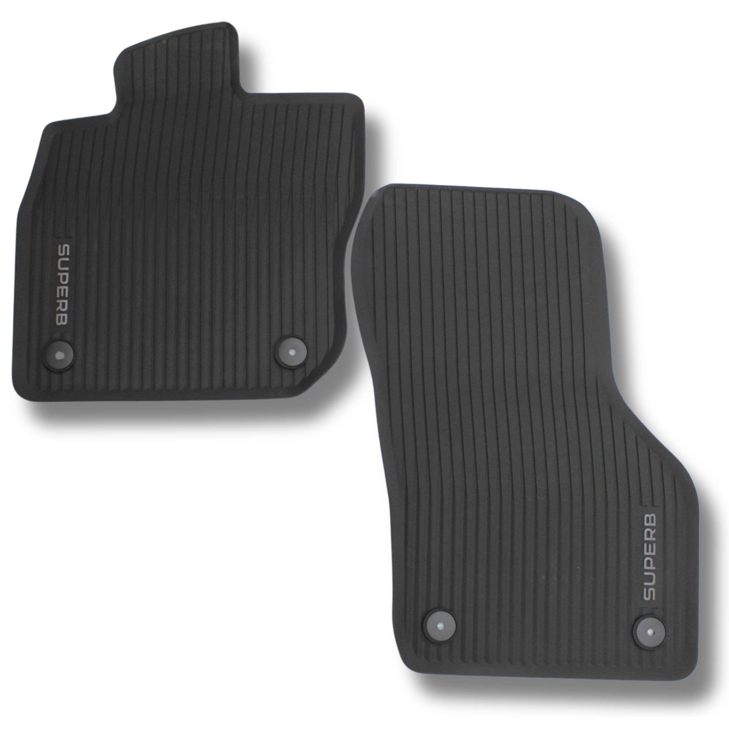 Original Skoda Superb Allwetterfußmatten vorn & hinten schwarz