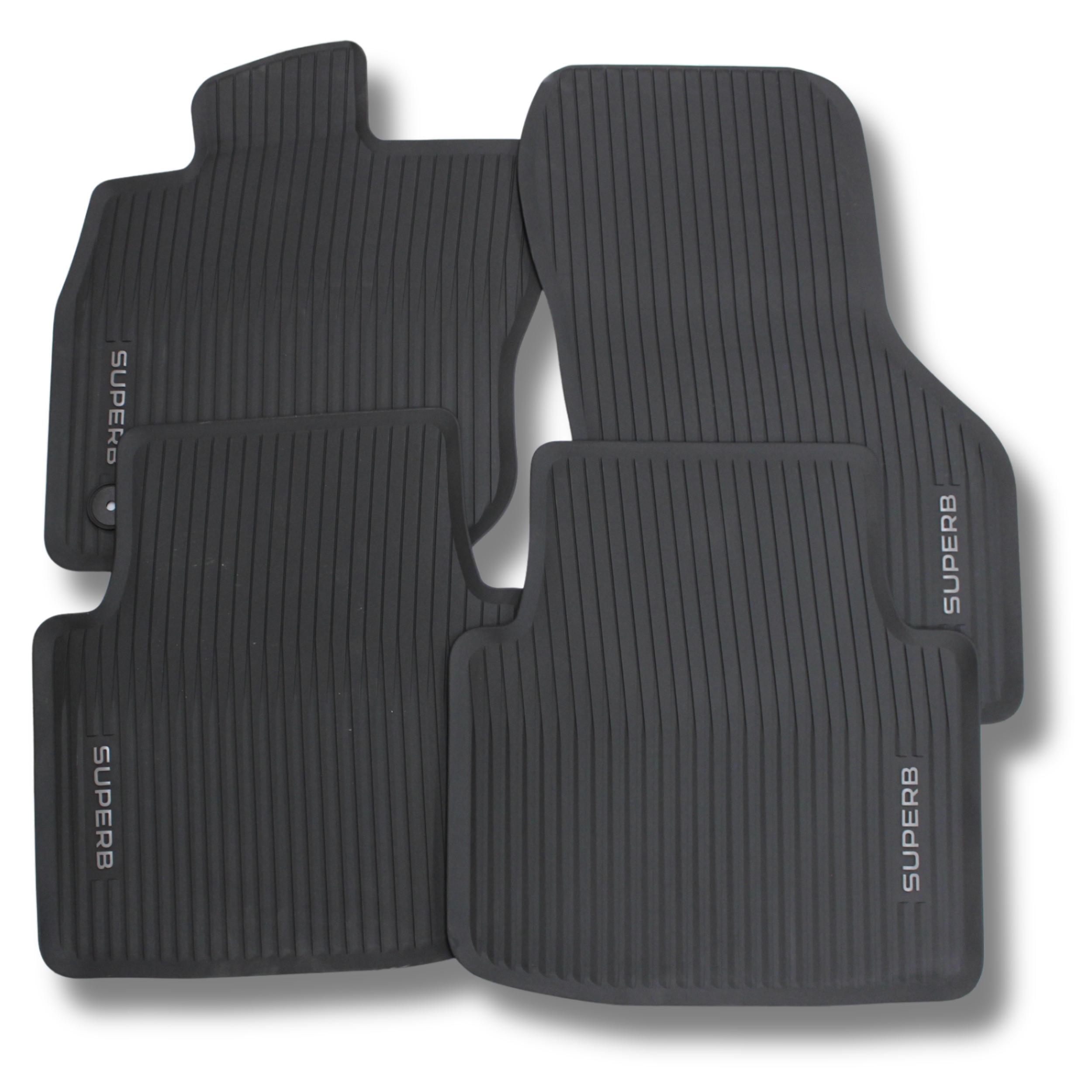 Original Skoda Superb Allwetterfußmatten vorn & hinten schwarz